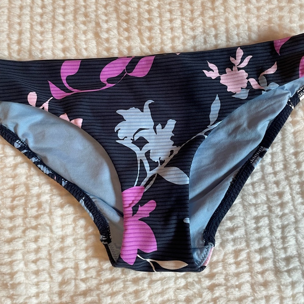 Seafolly | Florence Retro Blue Hipster Women’s Bikini Bottoms | NWOT - Picture 6 of 9